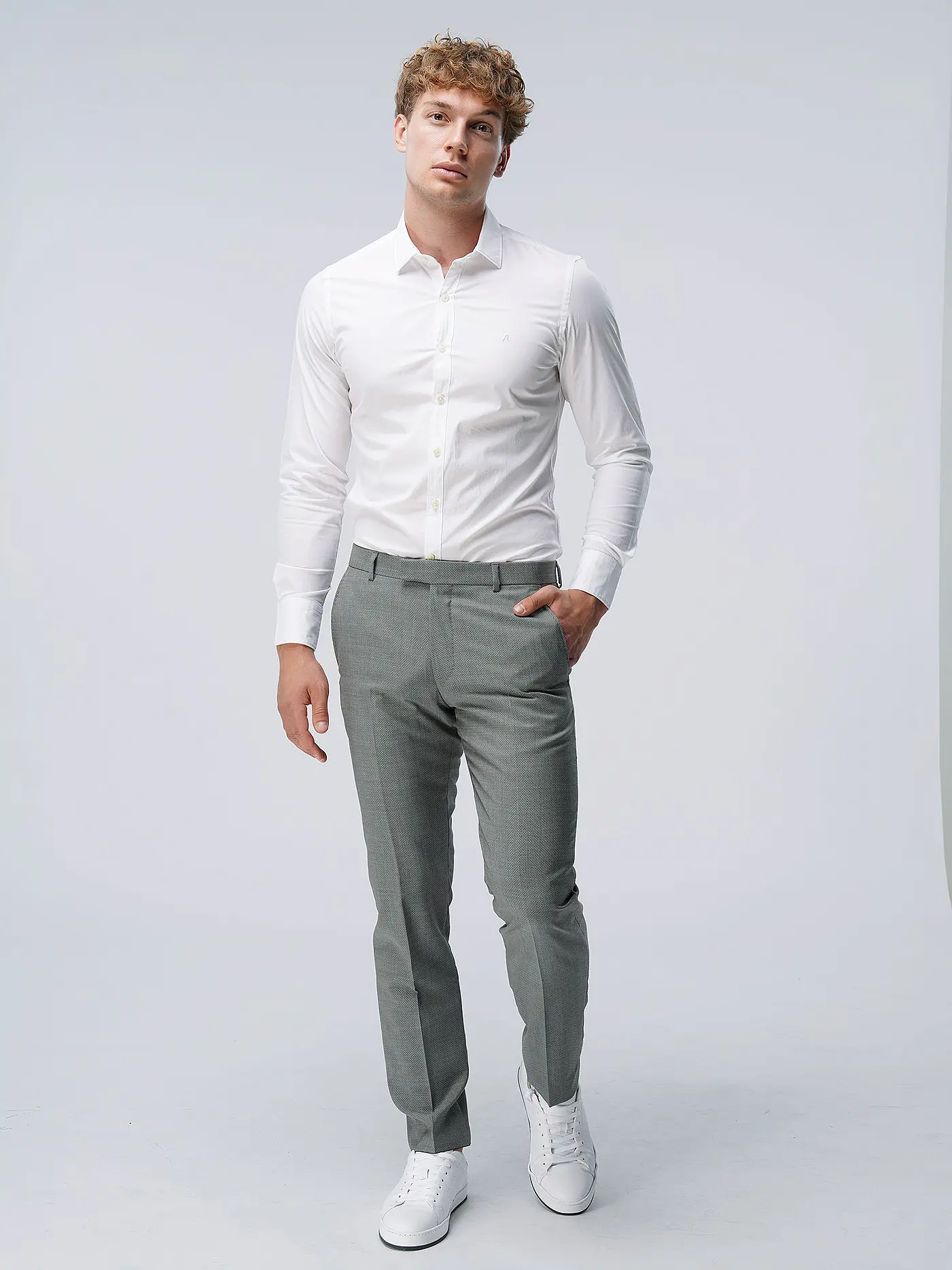 REPLAY | Hemd Slim Fit | weiss